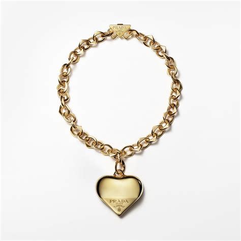 prada heart necklace|prada eternal gold necklace.